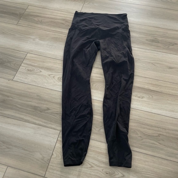 All In Motion Womens‎ Black HighWaisted Pocket Workout Leggings Size M - Picture 1 of 4